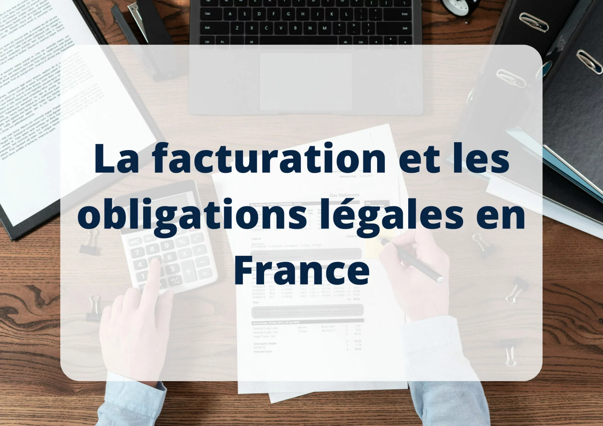 facturation et obligations légales
